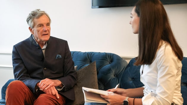 Nicholas Hammond spoke to the "Krone" about the previously unreleased film material (Bild: Tröster Andreas)