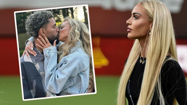 Alisha Lehmann and Douglas Luiz were victims of thieves. (Bild: instagram, krone.at-grafik)