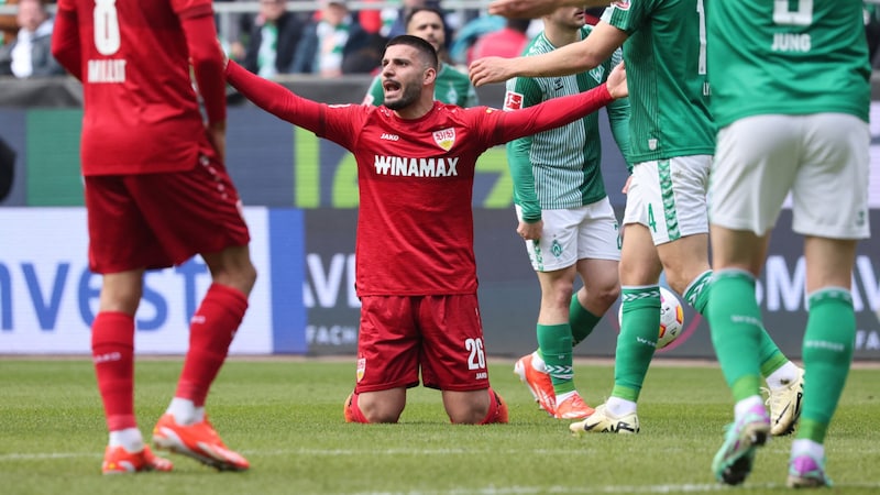 So hätte das Stuttgart-Trikot womöglich normalerweise ausgesehen ... (Bild: AFP)