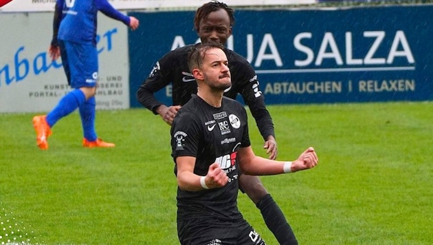 Scored three times for Puch in Neumarkt: Eyüp Erdogan. (Bild: FC Puch)