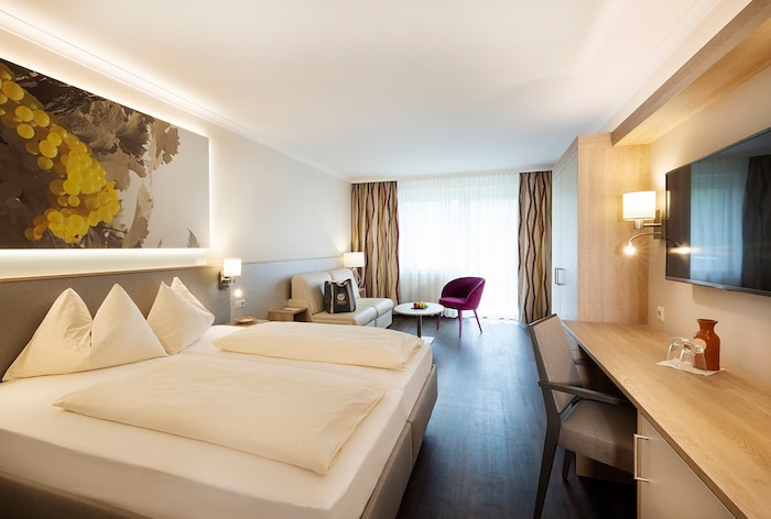 Checken Sie im Vitalhotel ein.