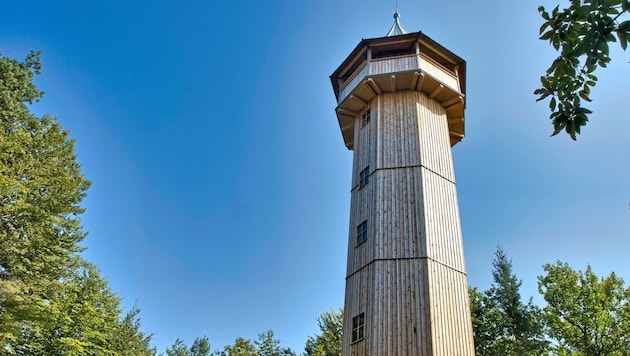 For years it was not possible to enter it, but now the popular lookout point has been renovated and is becoming a magnet for visitors in Western Styria's Schilcherland. (Bild: Weges)