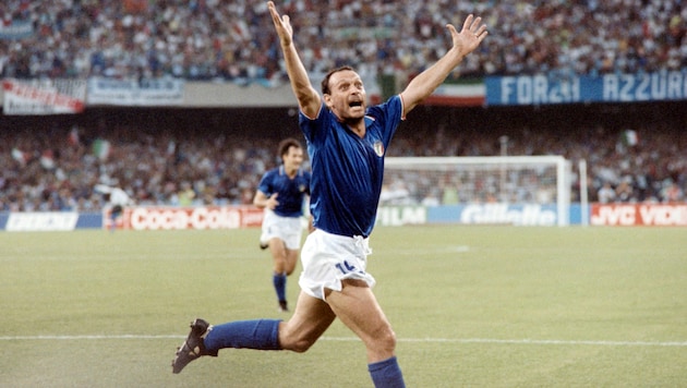 Salvatore Schillaci verstarb im Alter von 59 Jahren. (Bild: AFP/APA/DANIEL GARCIA)