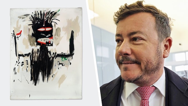 Benko had a Basquiat transferred to Liechtenstein. (Bild: Krone KREATIV/Christie‘s Christof Birbaumer)