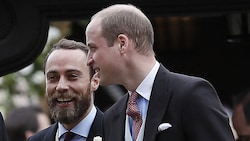 James Middleton und Prinz William verstehen sich bestens und kennen sich nun schon Ewigkeiten. (Bild: APA Pool/KIRSTY WIGGLESWORTH / POOL / AFP)