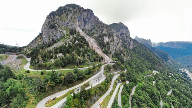 Die Berge rund um den Plöckenpass in den Karnischen Alpen sind instabil und die Gefahr für ...