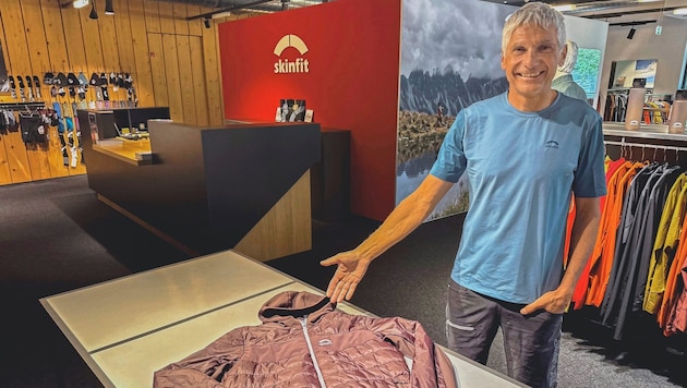 Werner Battisti founded Skinfit in Vorarlberg in 1997, producing high-quality clothing for outdoor and endurance athletes. (Bild: Wallner Hannes)