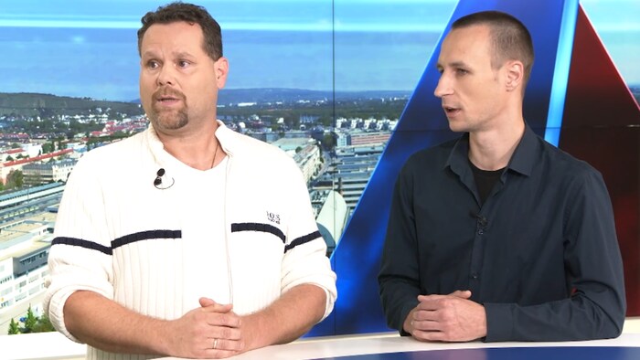 Manuel Kiesling and Patrick Wohlmuth in the krone.tv talk