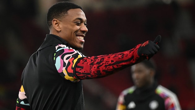 Anthony Martial wechselt nach Athen. (Bild: AFP/APA/Oli SCARFF)