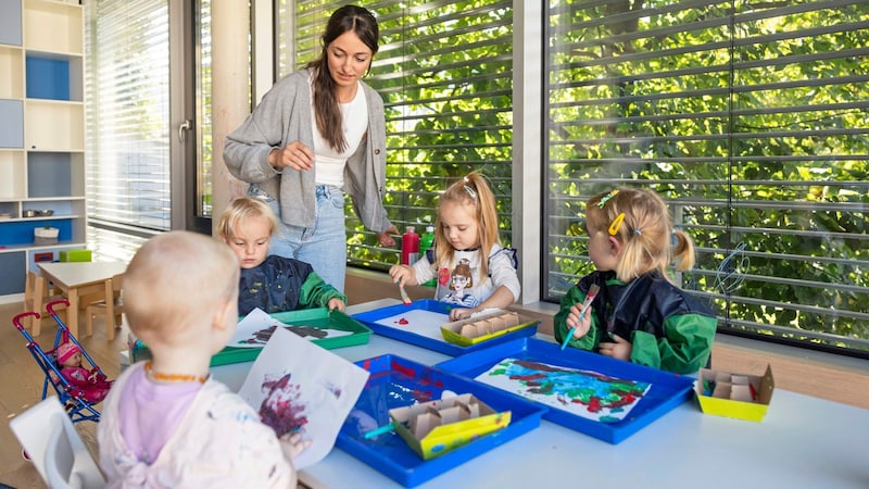 Die Betreuungseinrichtung zeichnet sich durch ein engagiertes Team aus. (Bild: Swarovski/Steinlechner)