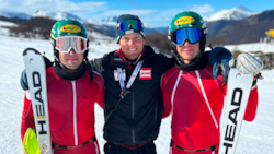 Moritz Zudrell (r.) und Jakob Greber haben mit Niklas Skaardal (M.) einen gemeinsamen ...