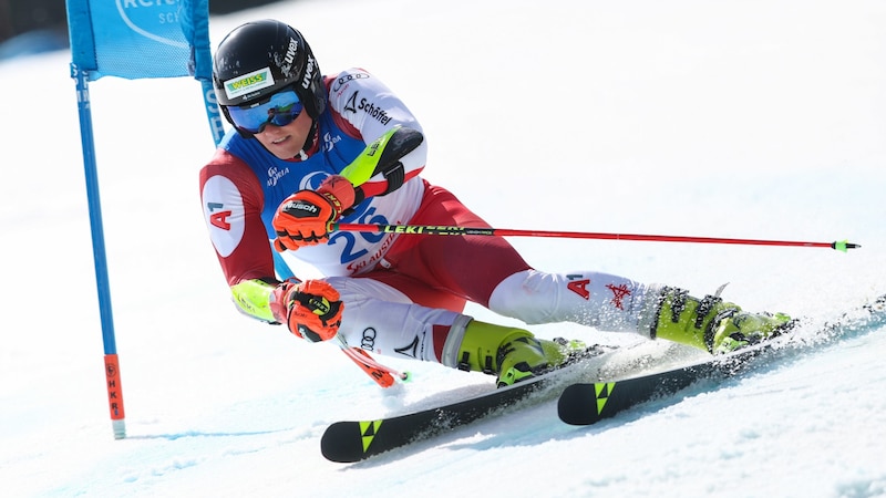 On April 12, 2024, Niklas Skaardal competed in his last race at the Austrian Giant Slalom Championships. (Bild: GEPA pictures)