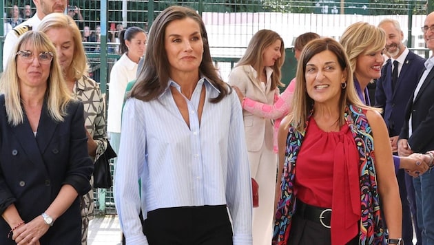 Queen Letizia has once again demonstrated a knack for a casual look. (Bild: picturedesk.com/Cordon Press / Action Press)