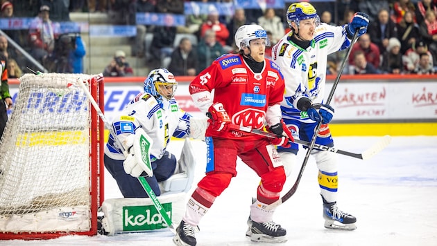 Das erste Eishockey-Derby KAC gegen VSV steigt bereits am 29. September. (Bild: GEPA pictures)