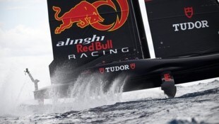Der Rückstand von Alinghi Red Bull Racing betrug am Ende 1:10 Minuten ...