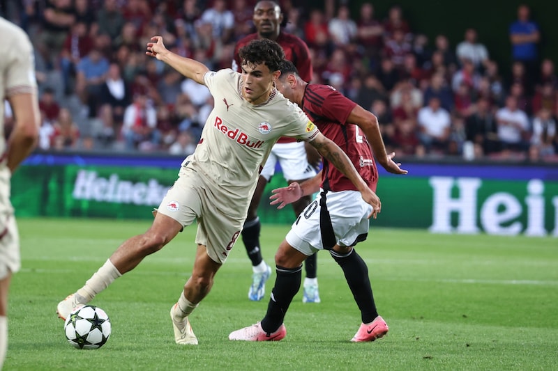 Stefan Bajcetic was in the starting eleven against Prague and came on as a substitute against Brest. (Bild: GEPA/GEPA pictures)