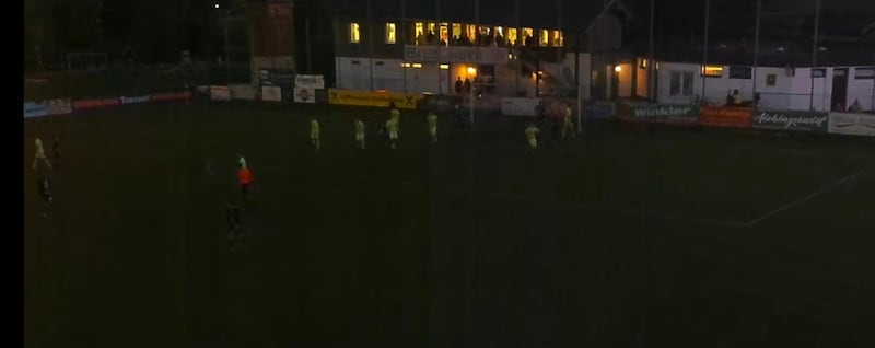 No joke: games were still played in Thalgau in the dark. (Bild: zVg)