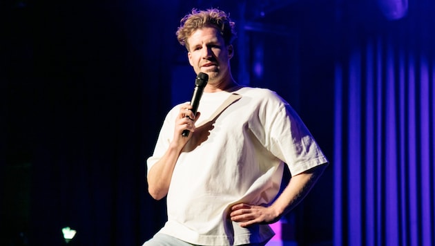 Luke Mockridge during his appearance in Vienna's Simm-City (Bild: picturedesk.com/Michael Baumgartner / dpa)