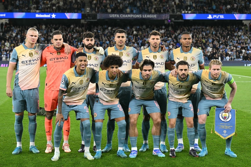 Die Startelf von Manchester City gegen Inter Mailand (Bild: AFP or licensors)