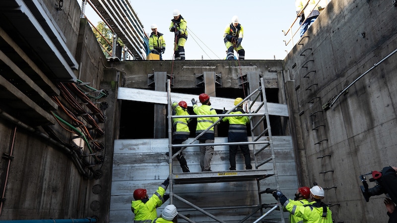 Thanks to the flood alarm plan, damage to the public transport infrastructure was kept to a minimum. (Bild: Wiener Linien / Jakob Schönfeldinger )