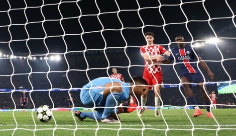 Girona-Keeper Paulo Gazzaniga unterlief ein böser Patzer. (Bild: AFP/Franck FIFE)