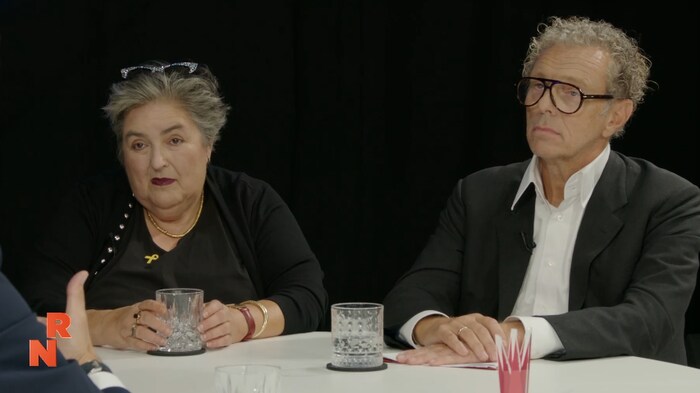 Green Party media spokesperson Eva Blimlinger and SPÖ Foundation Councilor Heinz Lederer
