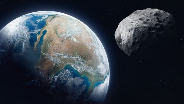 An asteroid accompanying the Earth for eight weeks. (symbolic image)