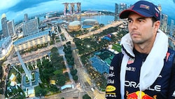 Traumkulisse ist in Singapur garantiert. Über Checo Perez wird viel diskutiert. (Bild: AFP)