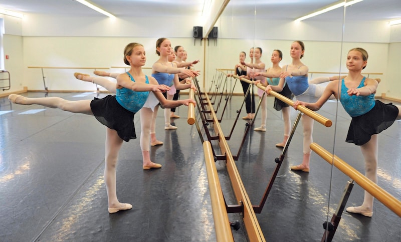 The young talents also had to take a break after the floods. (Bild: Europaballett St. Pölten/Wolfgang Mayer)