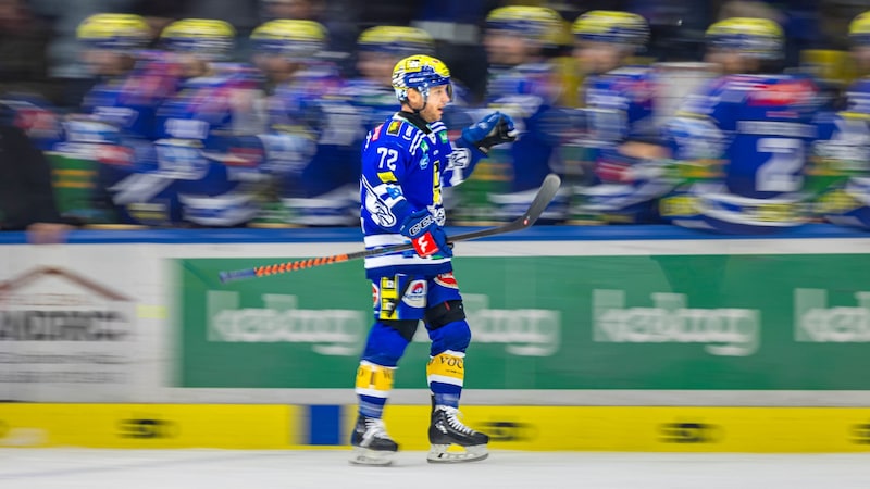 VSV ace John Hughes and the Eagles travel to Ljubljana for the opener. (Bild: GEPA pictures)