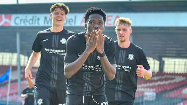 Youba Koita und Sturm siegten in der Youth League. (Bild: GEPA/GEPA pictures)