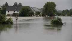 2013 wurde die Ortschaft Weidet von der Donau überflutet.  (Bild: Schütz Markus)