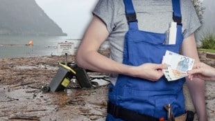 In manchen Branchen blüht das Geschäft nach dem Hochwasser auf. (Bild: stock.adobe.com/Marion Hörmandinger, Krone kreativ)