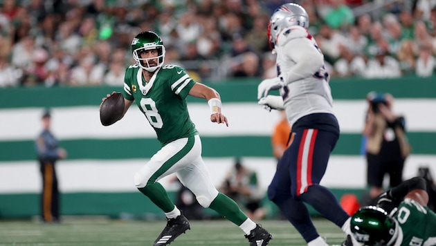 Jets quarterback Aaron Rodgers (Bild: AFP/APA/Getty Images via AFP/GETTY IMAGES/Sarah Stier)