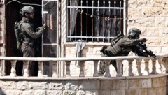 Israelische Soldaten beim Einsatz in Jenin (Bild: AFP)