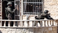 Israelische Soldaten beim Einsatz in Jenin (Bild: AFP)