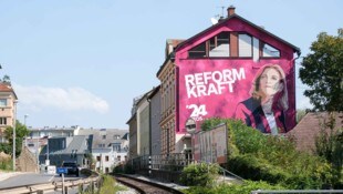 Bei der Einfahrt nach Linz ist das Bild zu sehen.