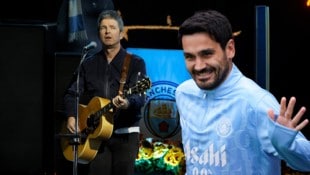 Manchester freut sich über zwei Rückkehrer: Noel Gallagher (l.) und Ilkay Gündogan
