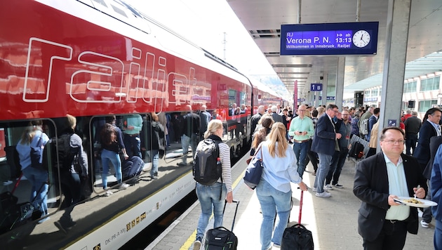 Umweltschonend mit der Bahn unterwegs – ob auf langen oder kurzen Strecken. (Bild: Christof Birbaumer)