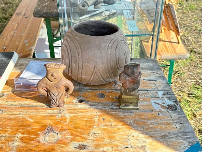 Finds are on display