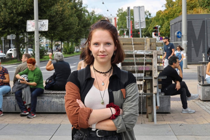 Alena Zöch (20) ist Pressesprecherin von „Fridays for Future Graz“. (Bild: Jauschowetz Christian/Christian Jauschowetz)