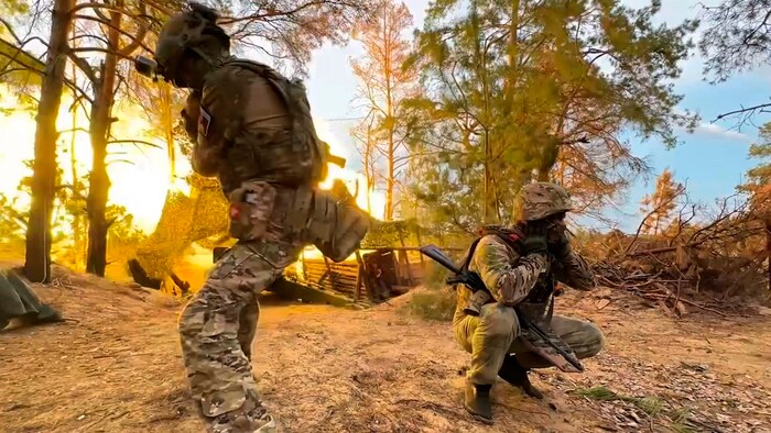 Russische Soldaten