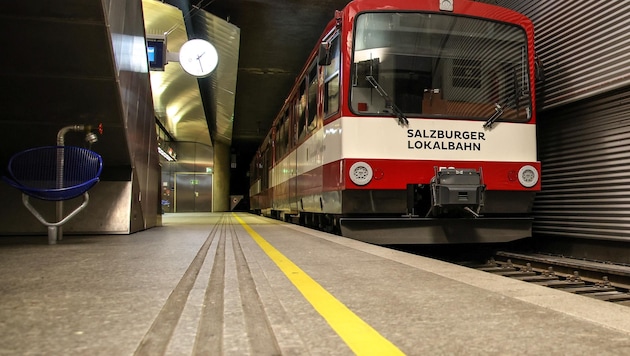 Die Salzburger Lokalbahn soll teils unterirdisch verlängert werden. (Bild: Tröster Andreas)