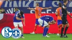 Wahnsinn pur bei Schalke 04 gegen Darmstadt 98 … (Bild: AFP / SID)