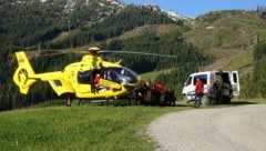 Die Frau wurde mit dem „Heli 4“ geborgen. (Bild: ZOOM Tirol)