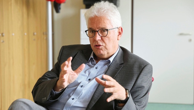 Andreas Huss, Chairman of the Austrian Health Insurance Fund in an interview with "Krone" (Bild: Zwefo)