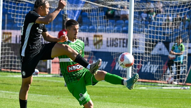 Lustenau and Sturm II shared the points. (Bild: GEPA/GEPA pictures)