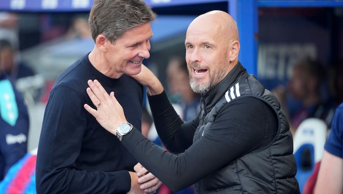 Oliver Glasner (li.) und Erik ten Hag