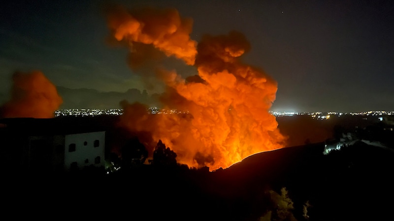 Seit Tagen wird der Süden Libanons bombardiert, um die Hisbollah von dort zu vertreiben. (Bild: APA/AFP/Ammar Ammar)