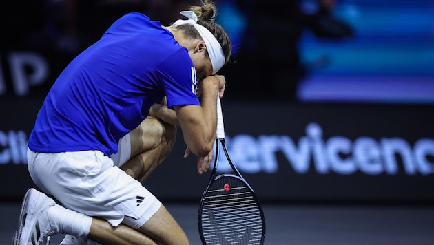 Alexander Zverev lost against Taylor Fritz. (Bild: AFP/APA/Ronny HARTMANN)